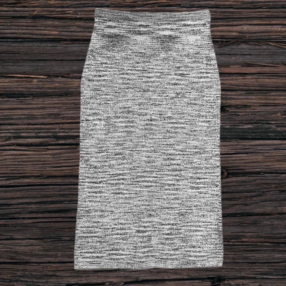 Free People Gray Pencil Skirt